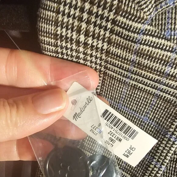 Madewell Kline size 6 blazer - Picture 4 of 6